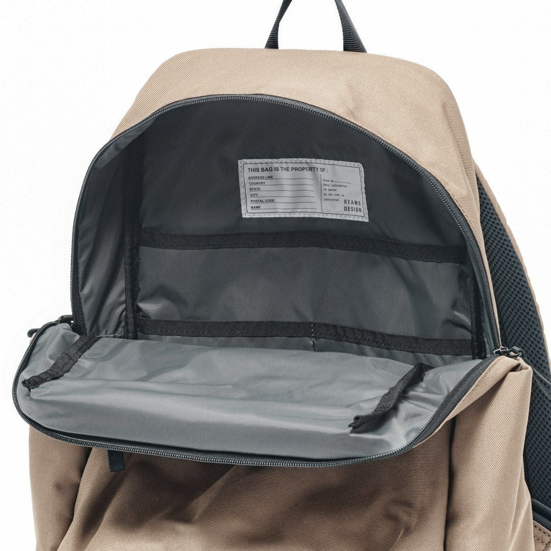 BEAMS DESIGN Every One バックパック ベージュ