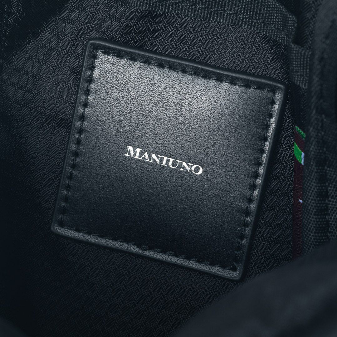 MANIUNO NOVATEX 巾着 ネイビー