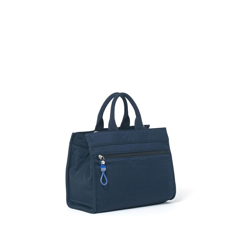 MANIUNO KAJIF スクエアミニトート(M) ネイビー