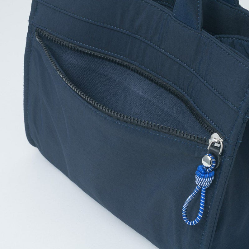 MANIUNO KAJIF スクエアミニトート(M) ネイビー