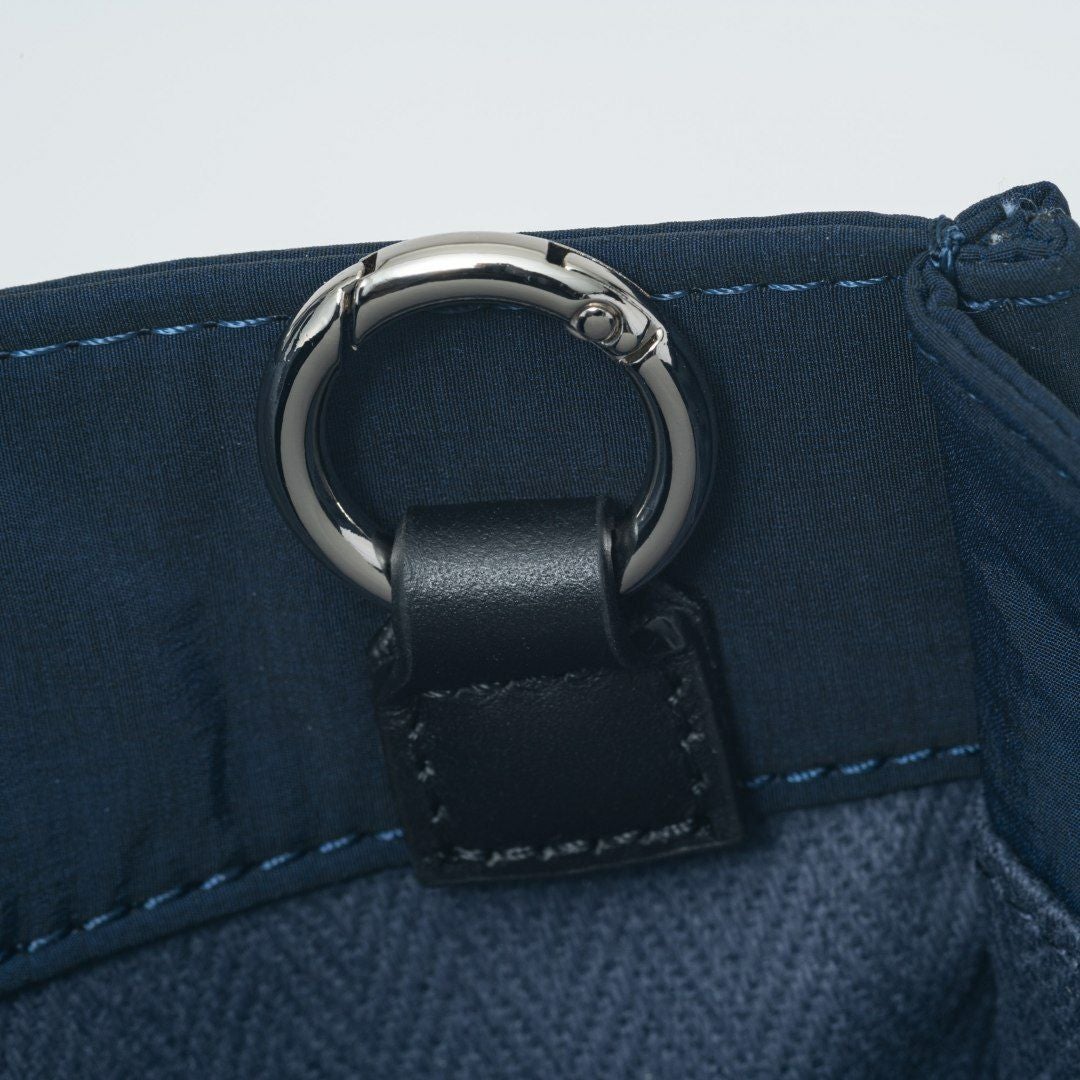 MANIUNO KAJIF スクエアミニトート(M) ネイビー