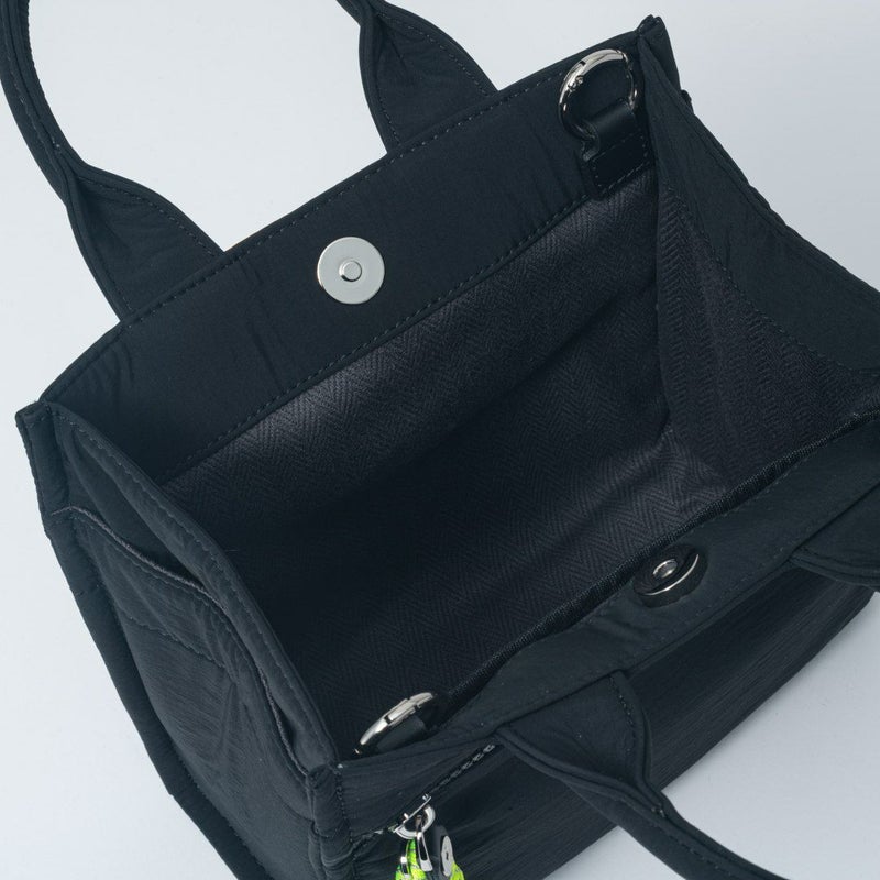 MANIUNO KAJIF スクエアミニトート(S) ブラック