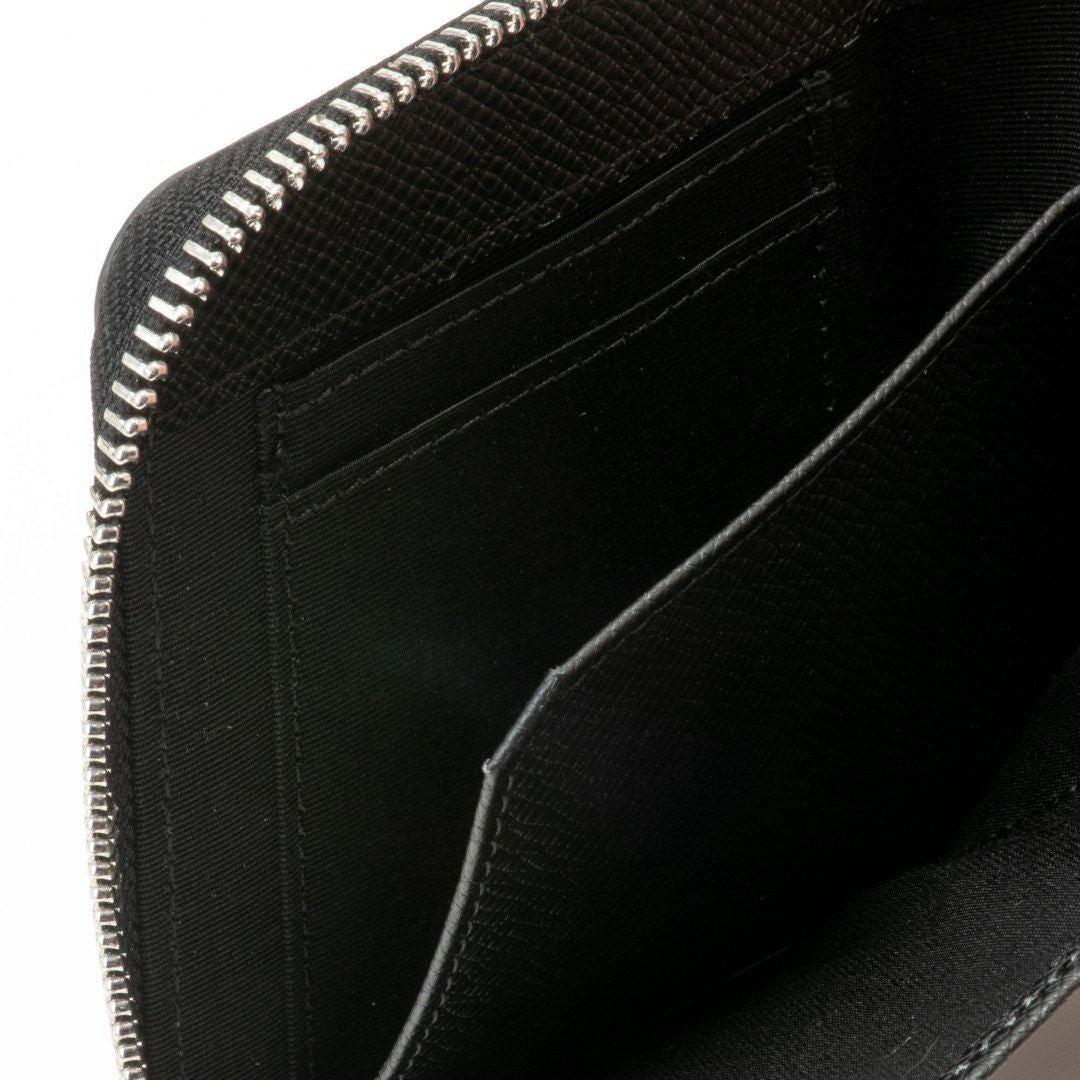  LANVIN COLLECTION RHEIN ラウンドファスナー折り財布 グリーン