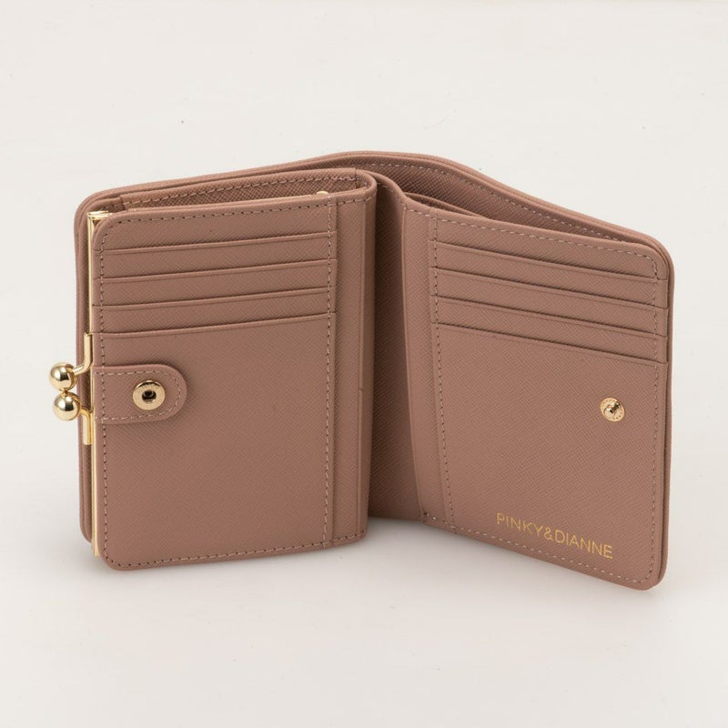 PINKY&DIANNEパドロック 口金折り財布 ピンク