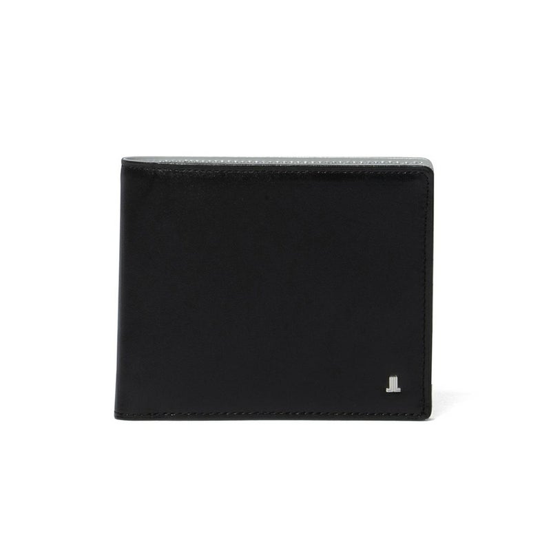 LANVIN COLLECTIONFLOWER PRINT 二つ折り財布 ブラック