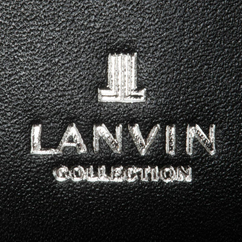 LANVIN COLLECTIONFLOWER PRINT 名刺入れ ブラック