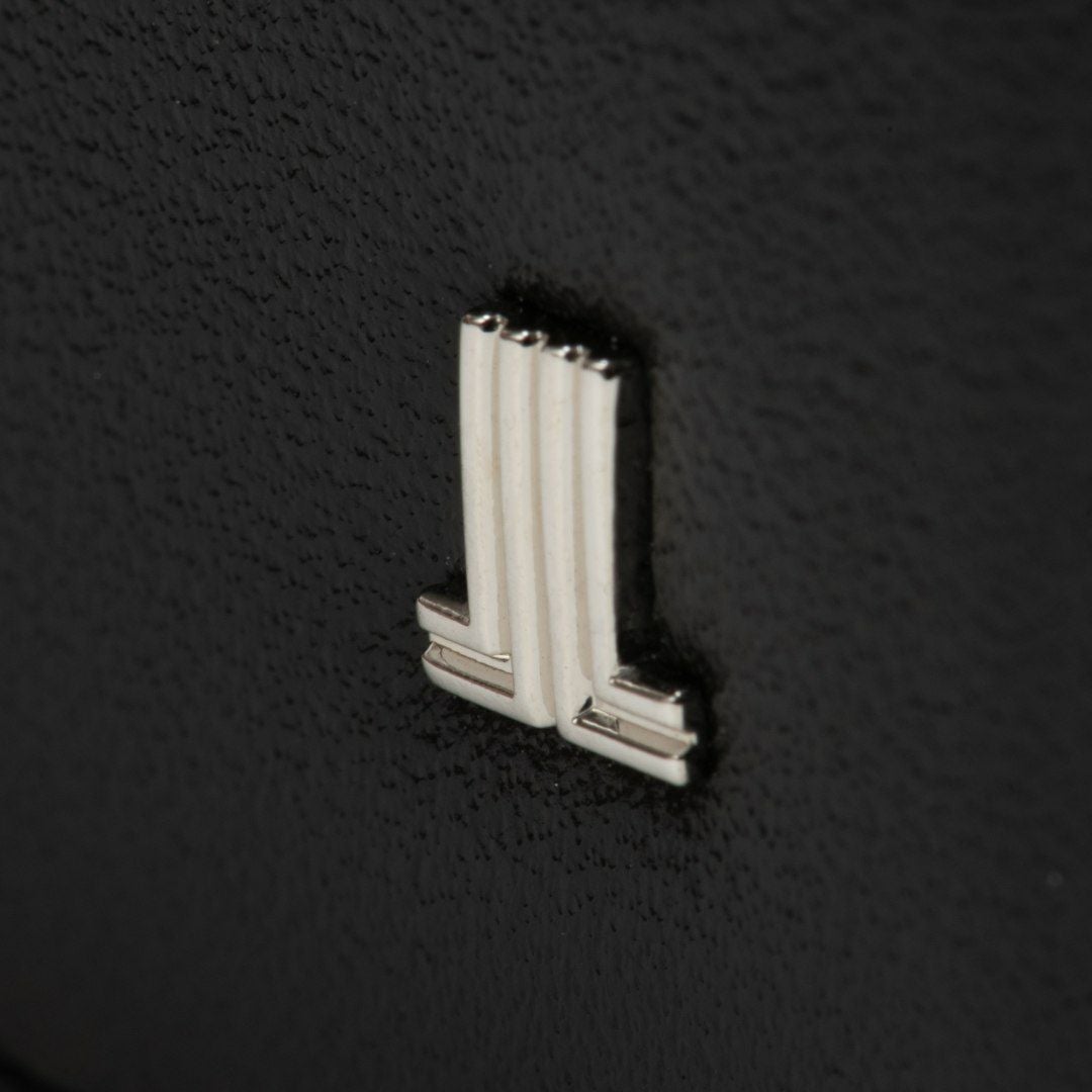 LANVIN COLLECTIONFLOWER PRINT 名刺入れ ブラック