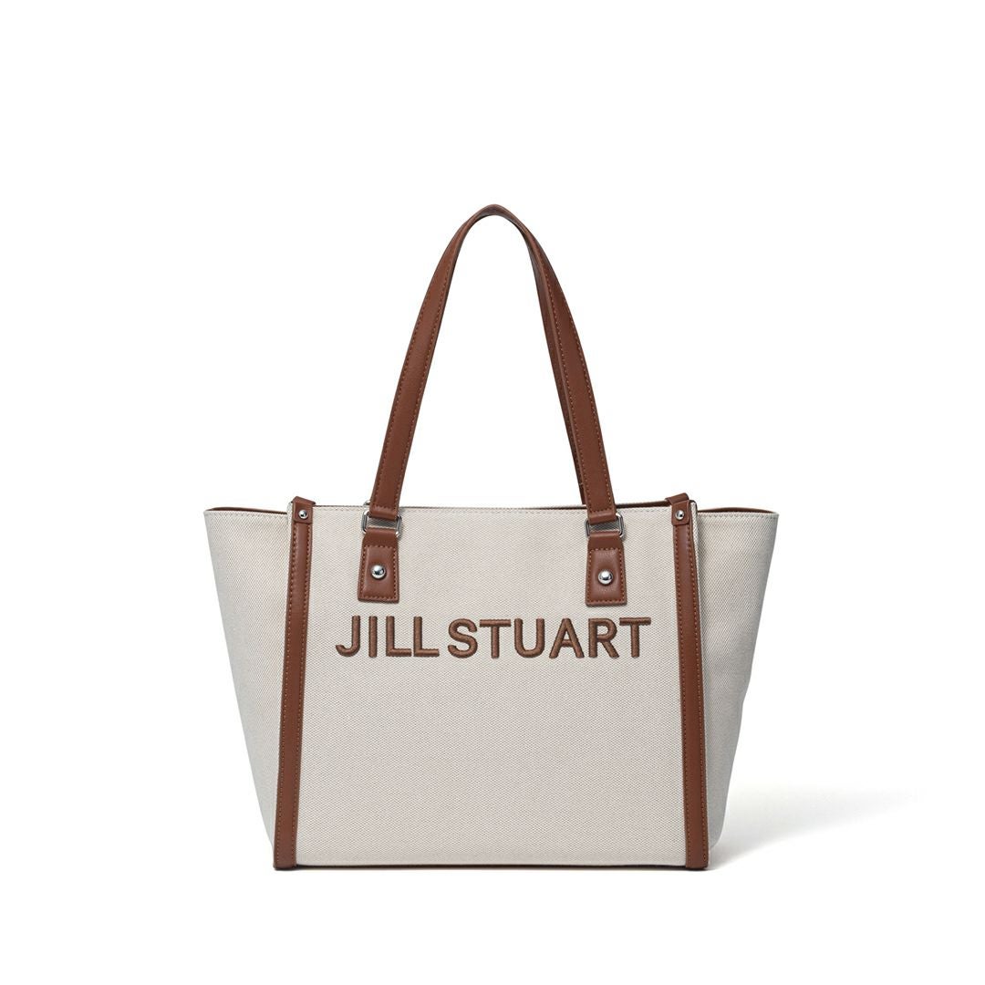JILL STUART パネル トート キャメル