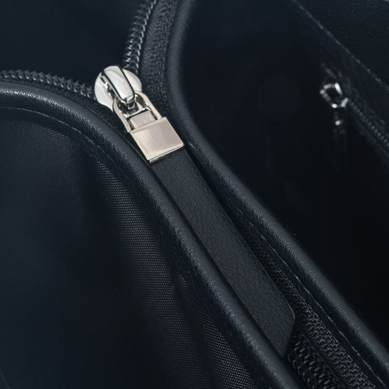 JILL STUART パネル トート ホワイト×ブラック