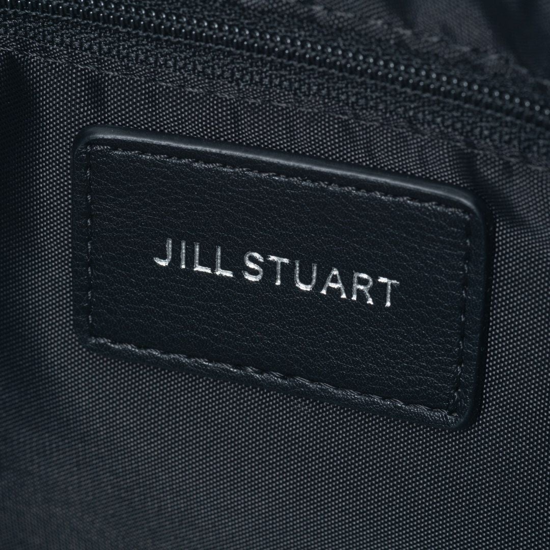 JILL STUART パネル トート ホワイト×ブラック