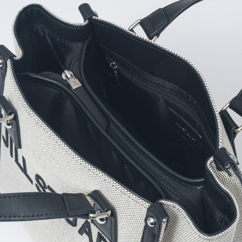 JILL STUART パネル 2WAYハンド ホワイト×ブラック