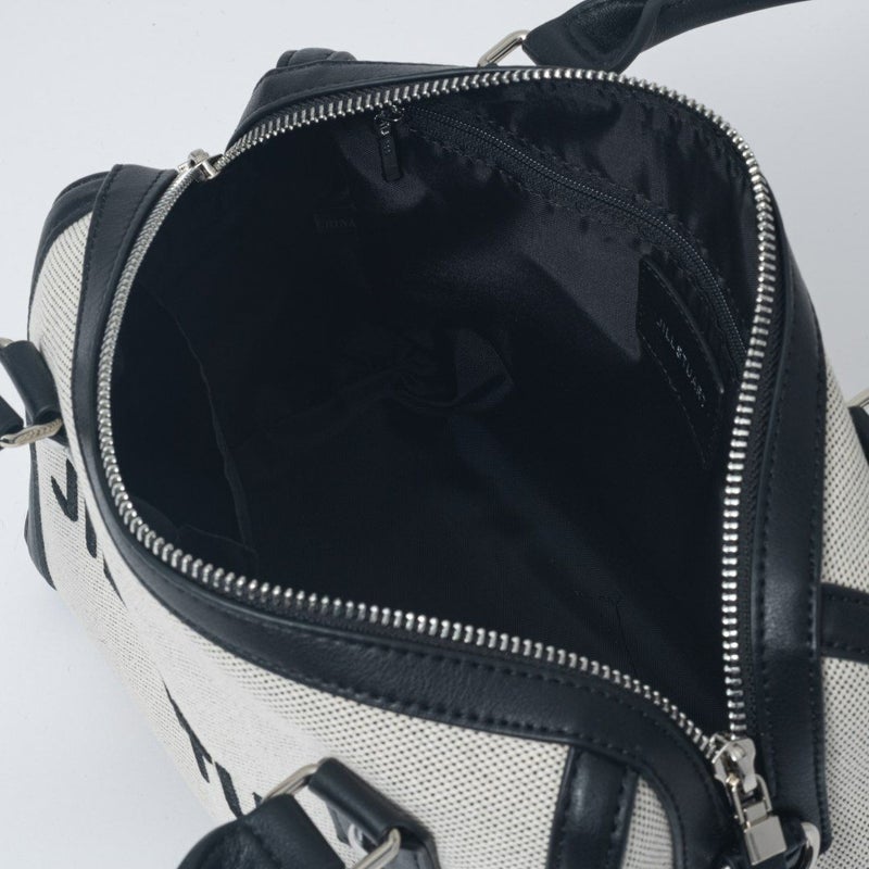 JILL STUART パネル 2WAYボストン ホワイト×ブラック