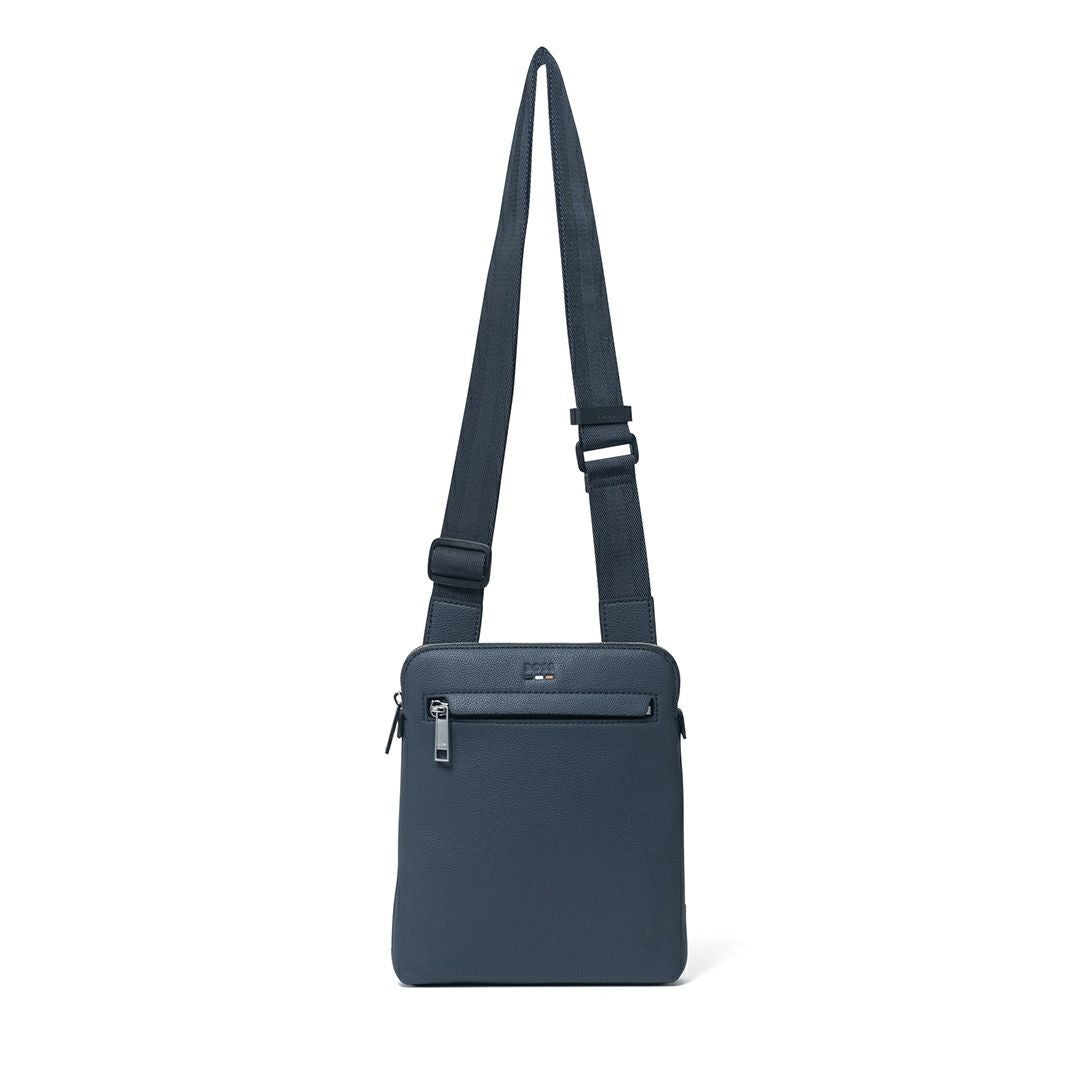  BOSS Ray_S zip env N. ショルダーバッグ【HBMH5YS1】 ネイビ―