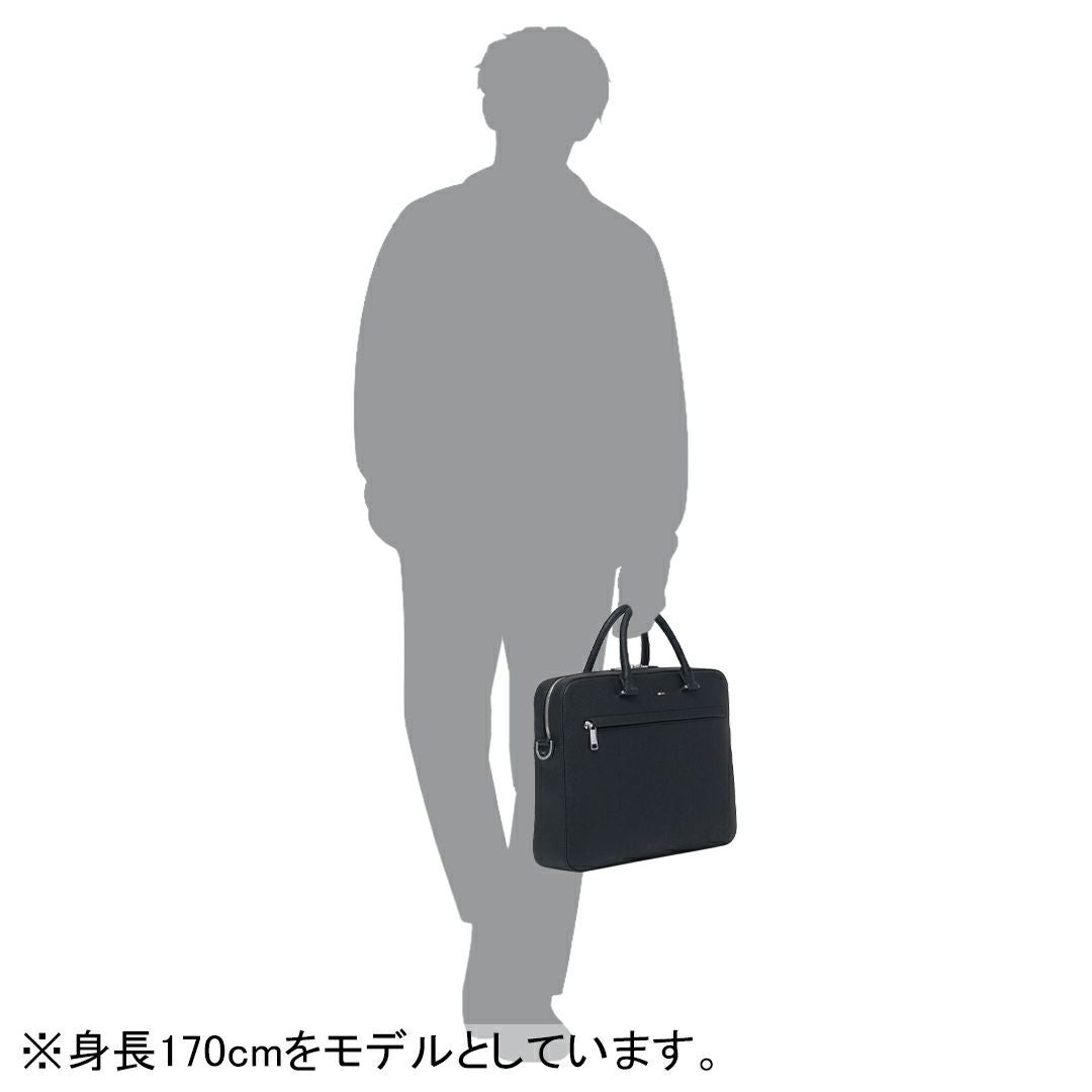BOSS Ray_S doc case N.ブリーフケース【HBMH5YV1】 ブラック