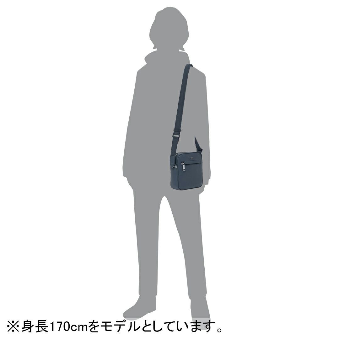 BOSS Ray_NS zip N. ショルダーバッグ【HBMH5YS2】 ネイビー