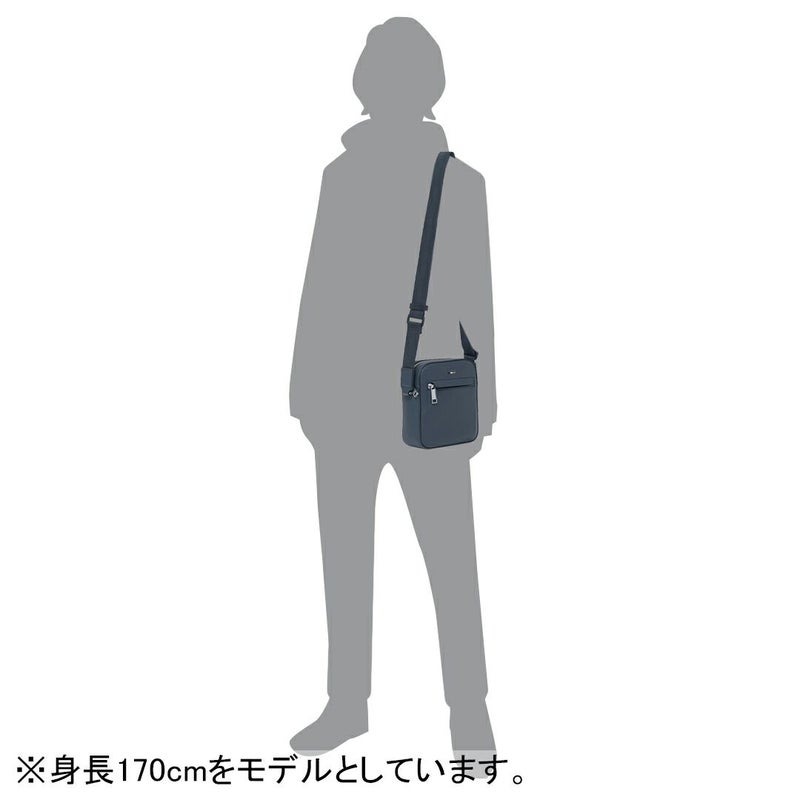 BOSS Ray_NS zip N. ショルダーバッグ【HBMH5YS2】 ネイビー