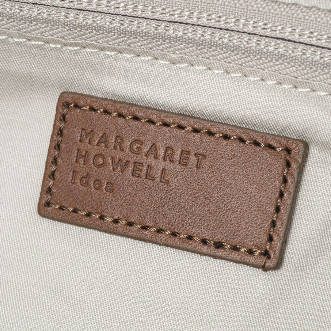 MARGARET HOWELL idea リリック トート ダークベージュ