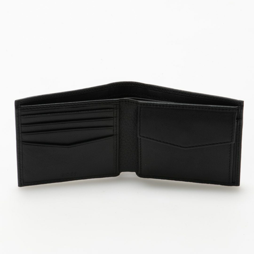 BOSS New Crosstown 折り財布【HBMW5YS2】 ブラック