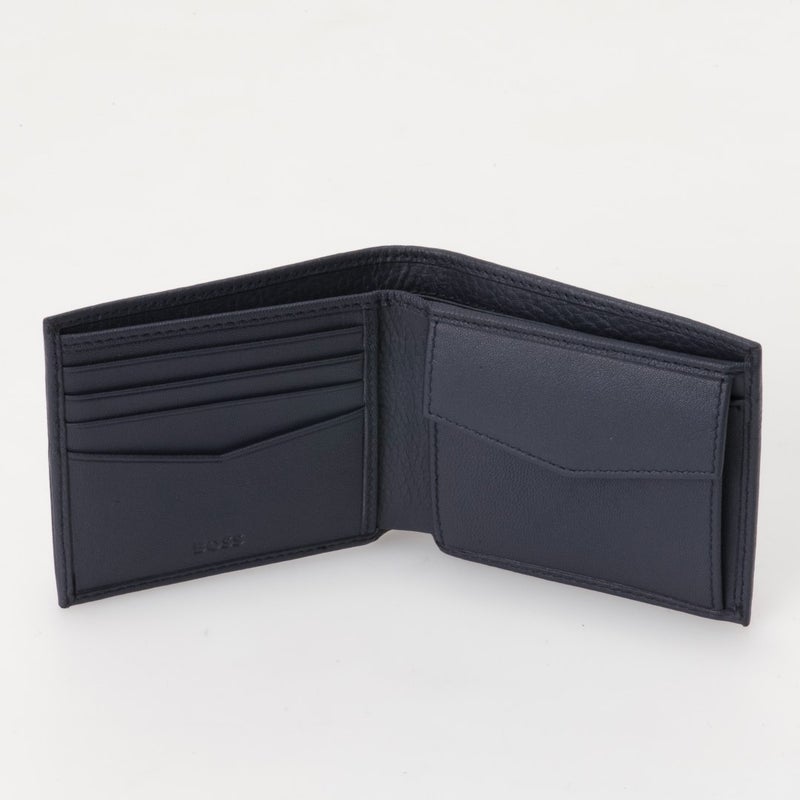 BOSS New Crosstown 折り財布【HBMW5YS2】 ネイビー