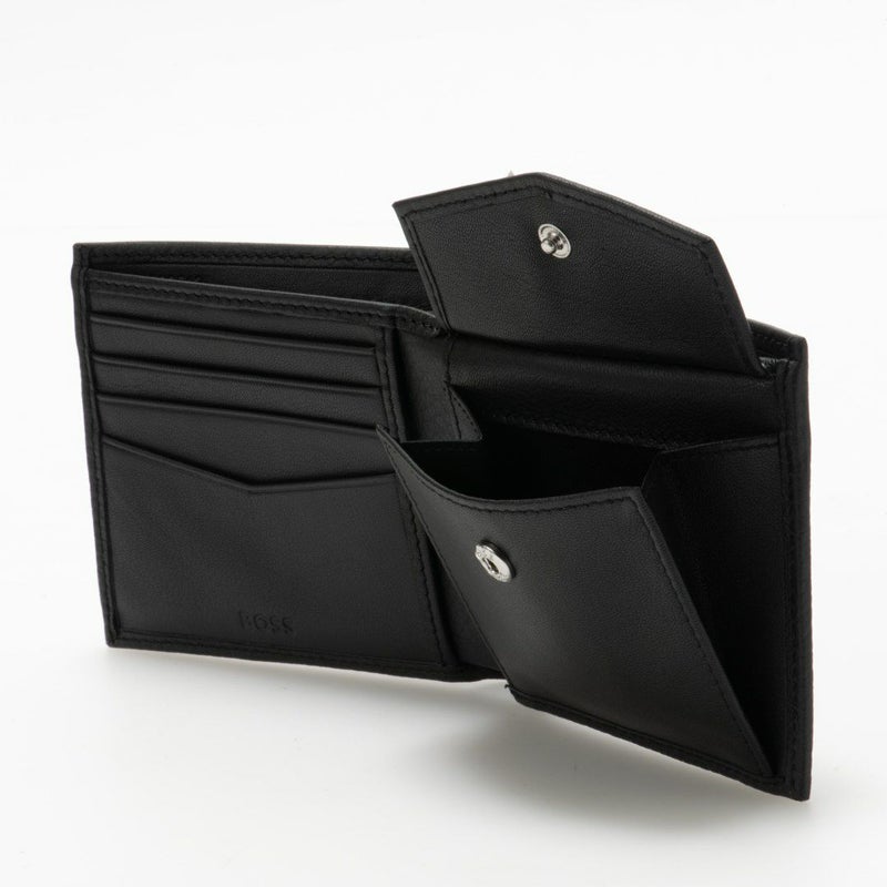 BOSS New Crosstown 折り財布【HBMW5YS2】 ブラック