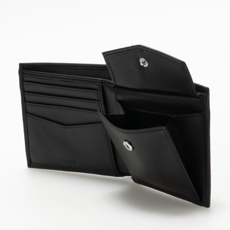 BOSS New Crosstown 折り財布【HBMW5YS2】 ブラック