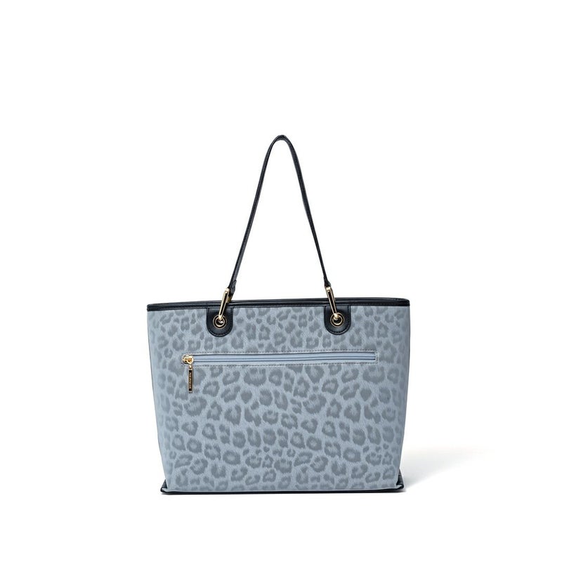 PINKY&DIANNE ソフトレオパード トート グレー