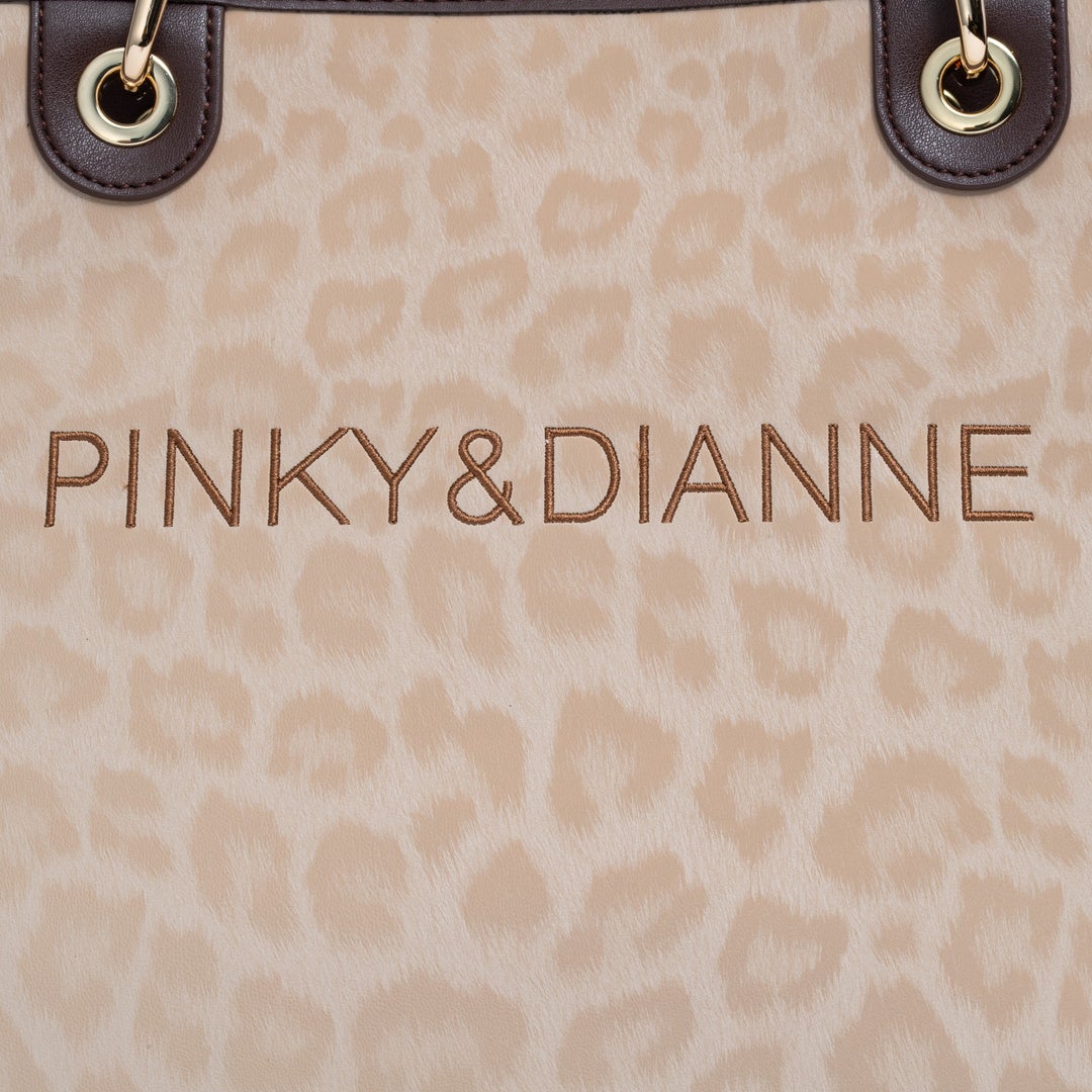 PINKY&DIANNE ソフトレオパード トート ベージュ