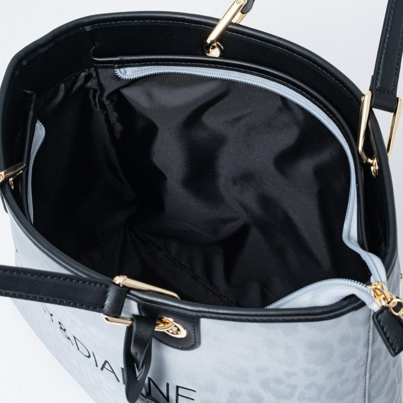 PINKY&DIANNE ソフトレオパード トート グレー