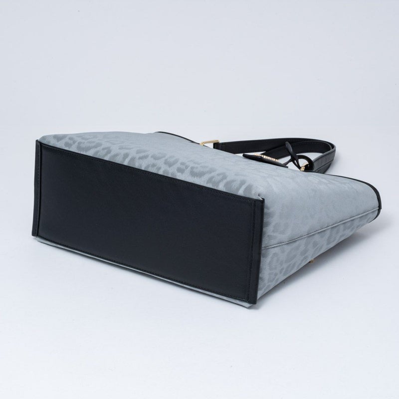 PINKY&DIANNE ソフトレオパード トート グレー