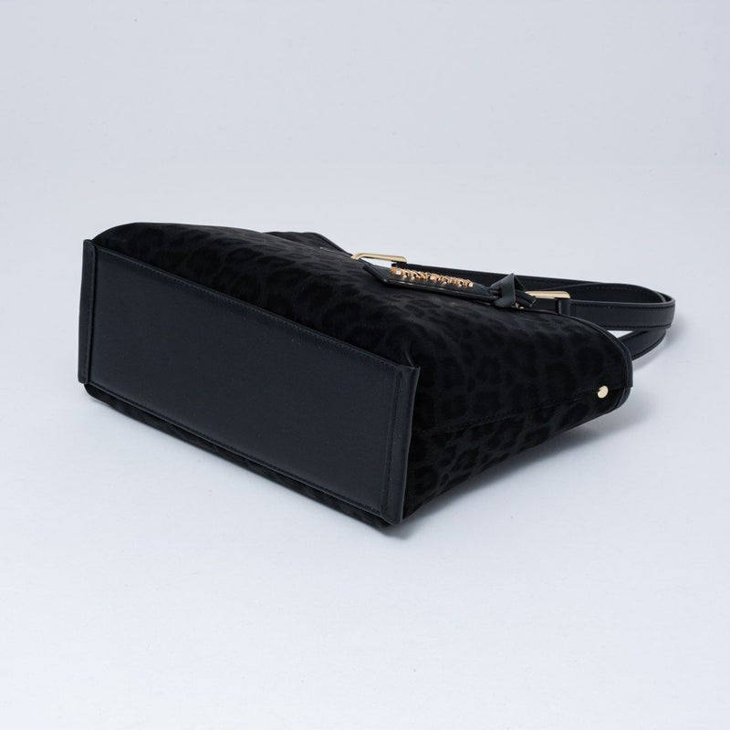 PINKY&DIANNE ソフトレオパード 2WAYハンド ブラック