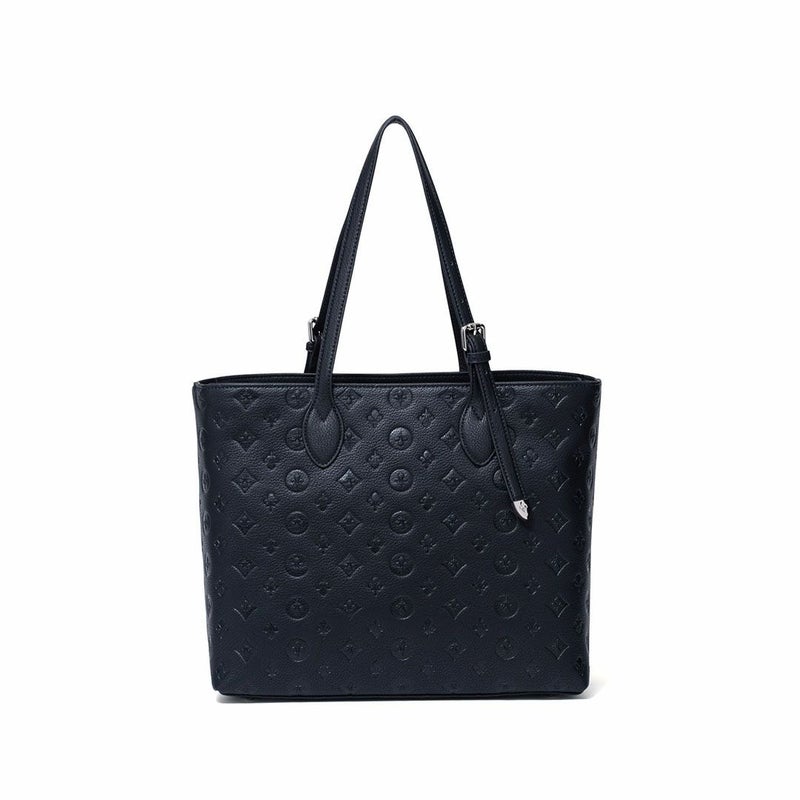 PATRICK COXリリーエンボス トート(L) ブラック