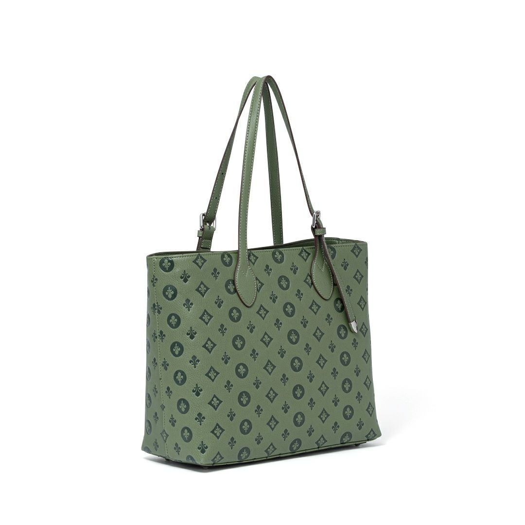 PATRICK COXリリーエンボス トート(L) グリーン