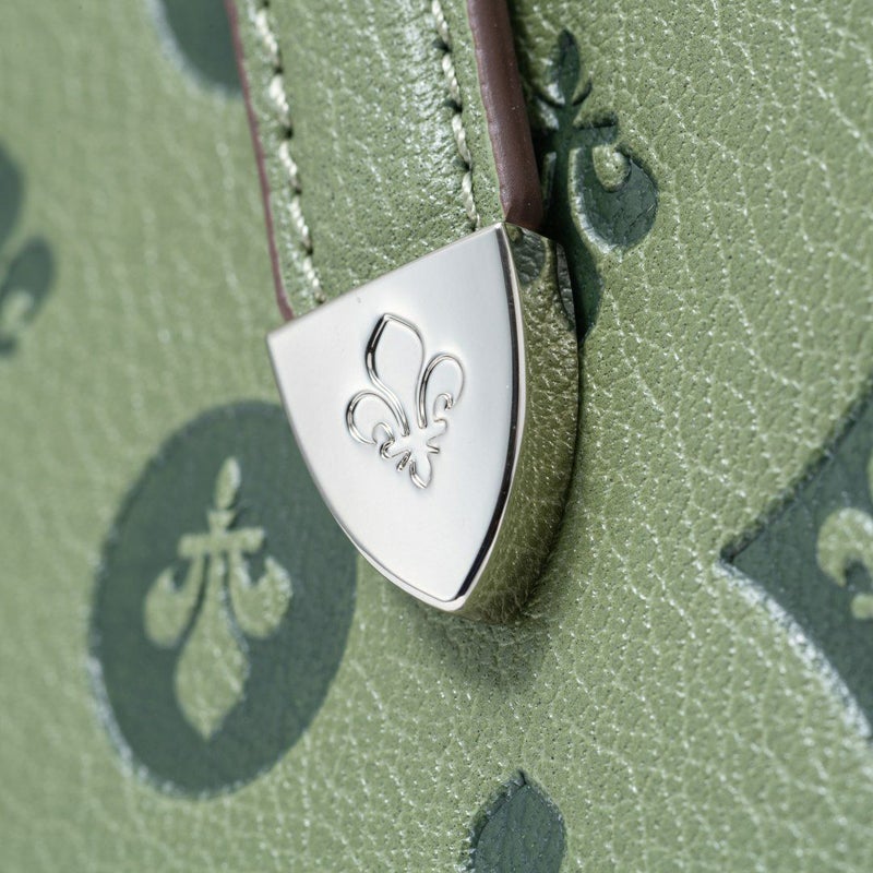 PATRICK COXリリーエンボス トート(L) グリーン