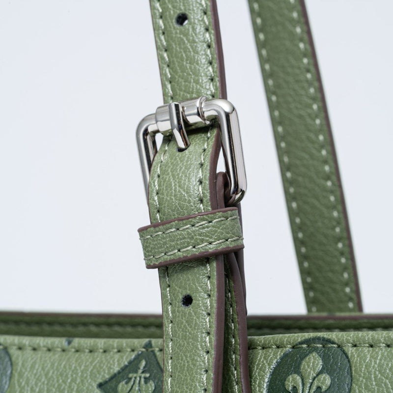 PATRICK COXリリーエンボス トート(L) グリーン