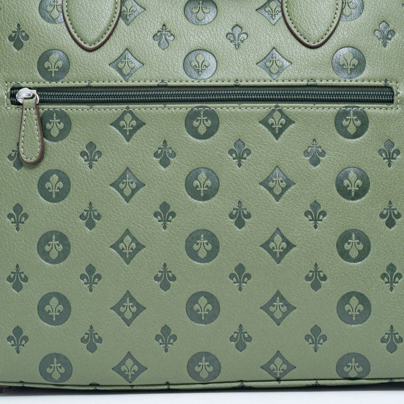 PATRICK COXリリーエンボス トート(L) グリーン