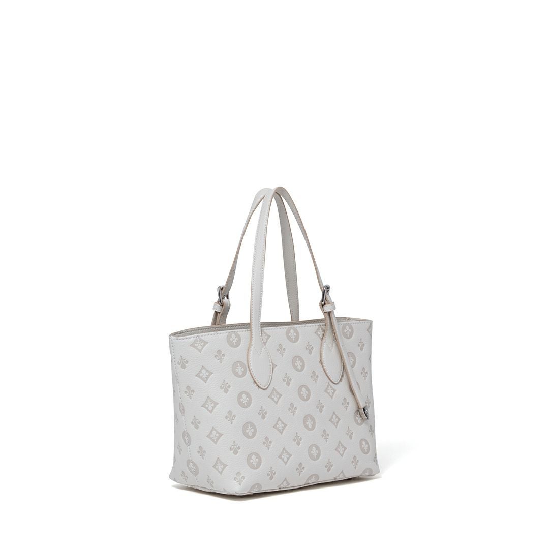 PATRICK COXリリーエンボス トート(M) ホワイト