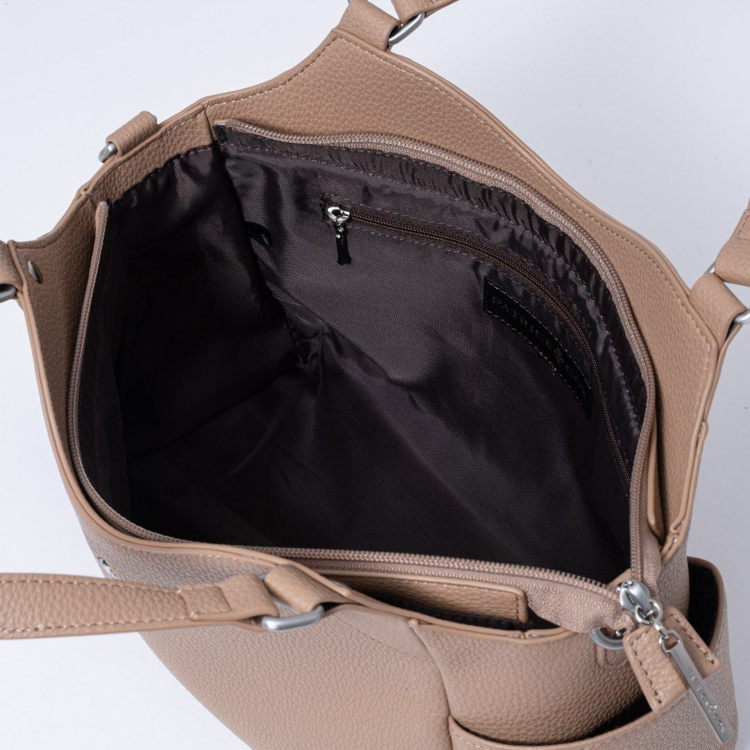 PATRICK COX リリーモール2 2WAYハンド ベージュ