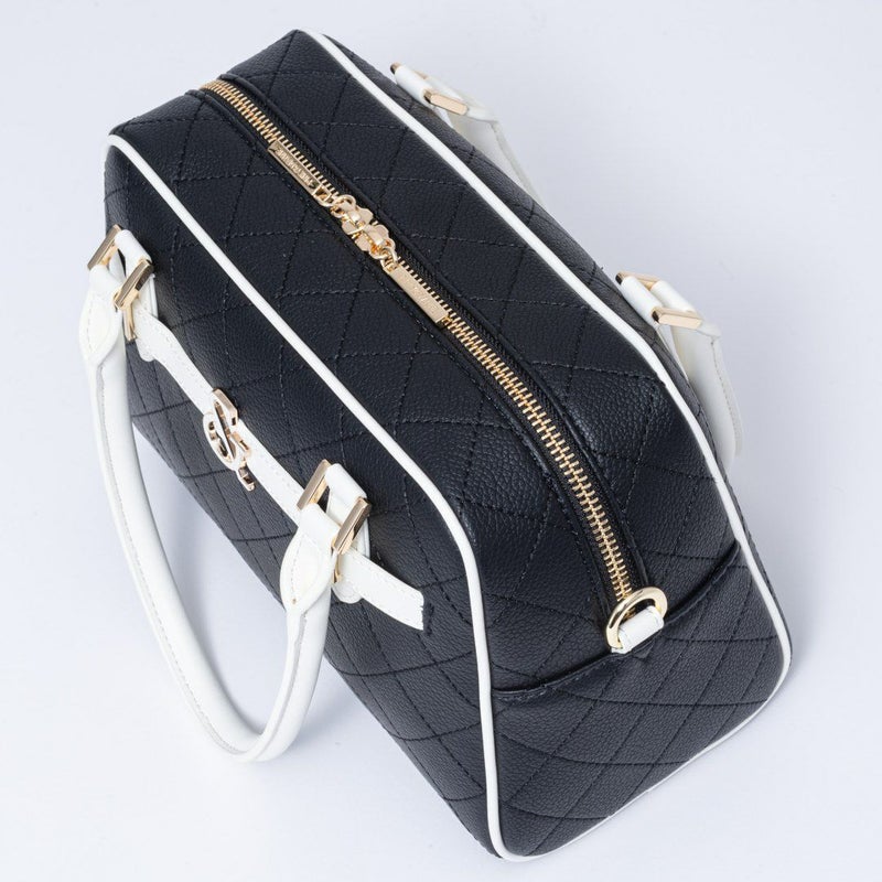 PINKY&DIANNE クラシックキルト 2WAYボストン ブラック