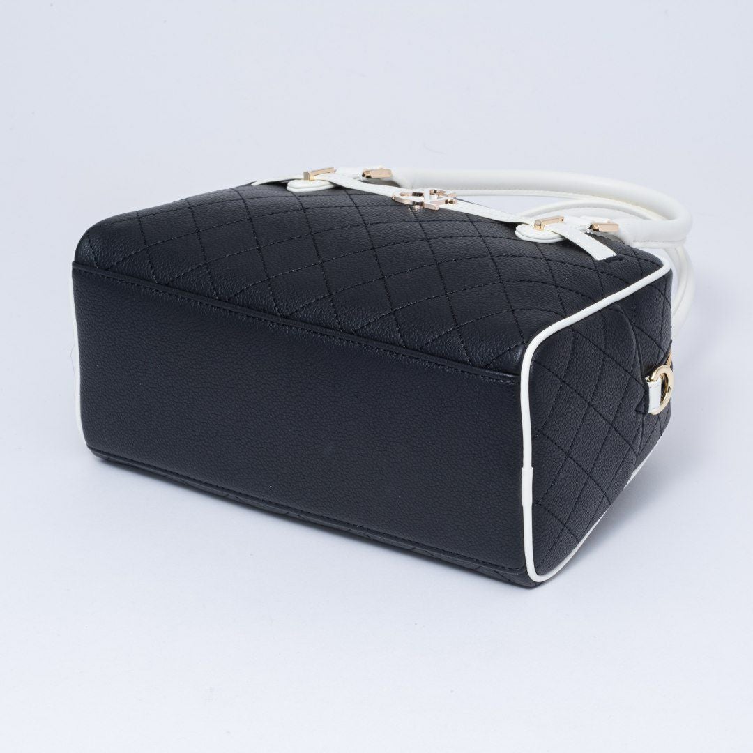 PINKY&DIANNE クラシックキルト 2WAYボストン ブラック