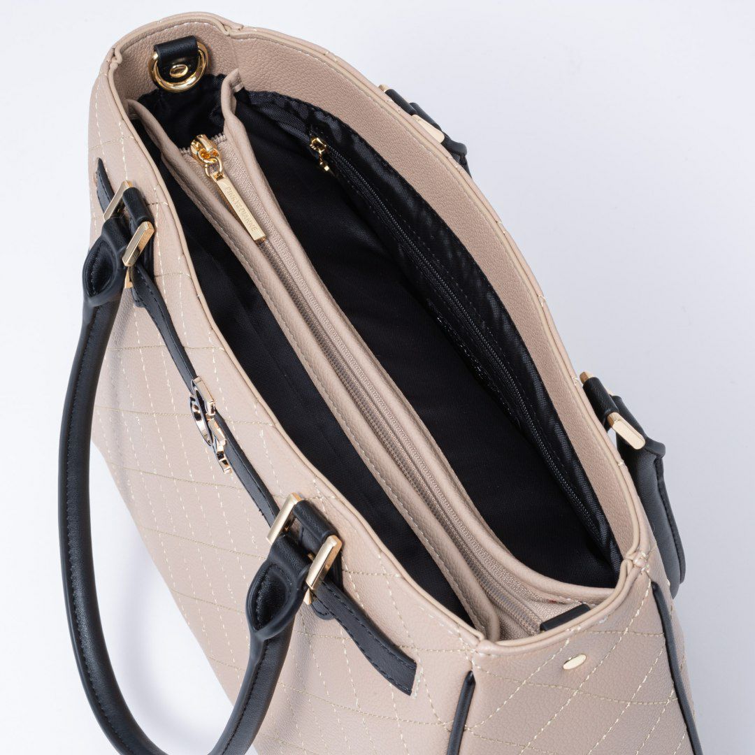 PINKY&DIANNE クラシックキルト 2WAYトート ベージュ