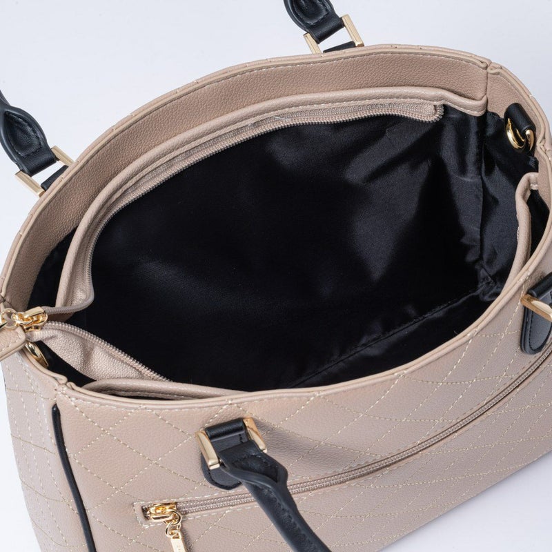 PINKY&DIANNE クラシックキルト 2WAYトート ベージュ