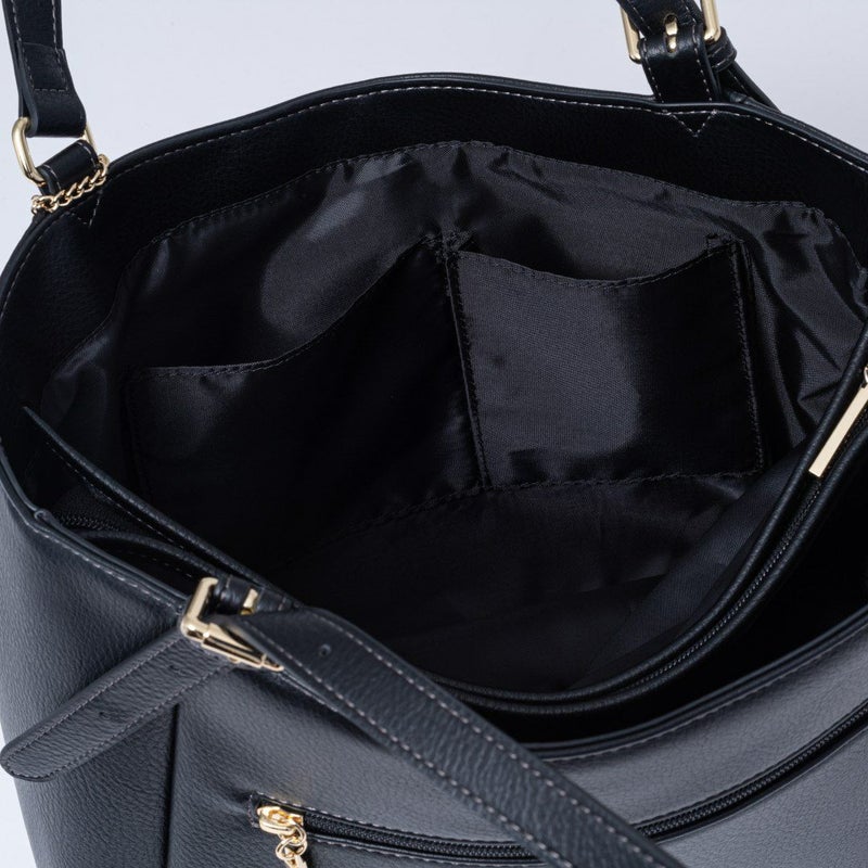 PINKY&DIANNE ピロー トート ブラック