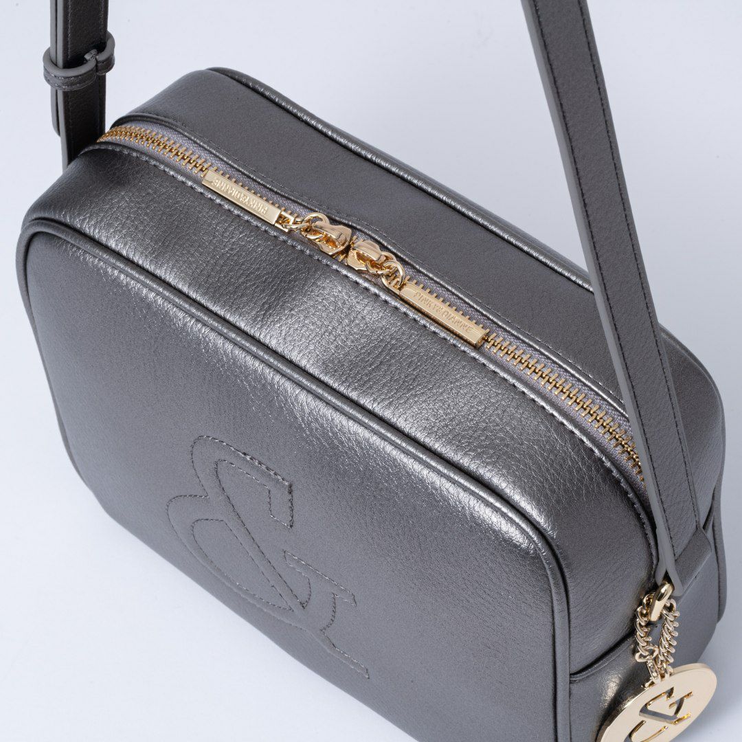 PINKY&DIANNE ピロー ショルダー ガンメタリック