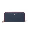 PATRICK COX カラーサンダル ラウンドファスナー長財布 ネイビー