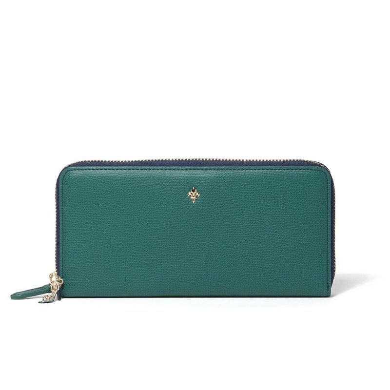 PATRICK COX カラーサンダル ラウンドファスナー長財布 グリーン