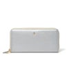 PATRICK COX カラーサンダル ラウンドファスナー長財布 シルバー
