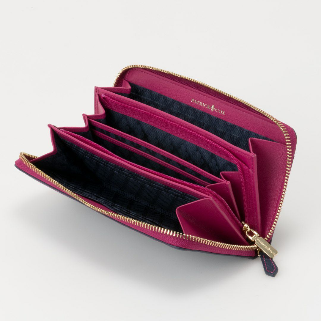 PATRICK COX カラーサンダル ラウンドファスナー長財布 商品｜THE BAGMANIA