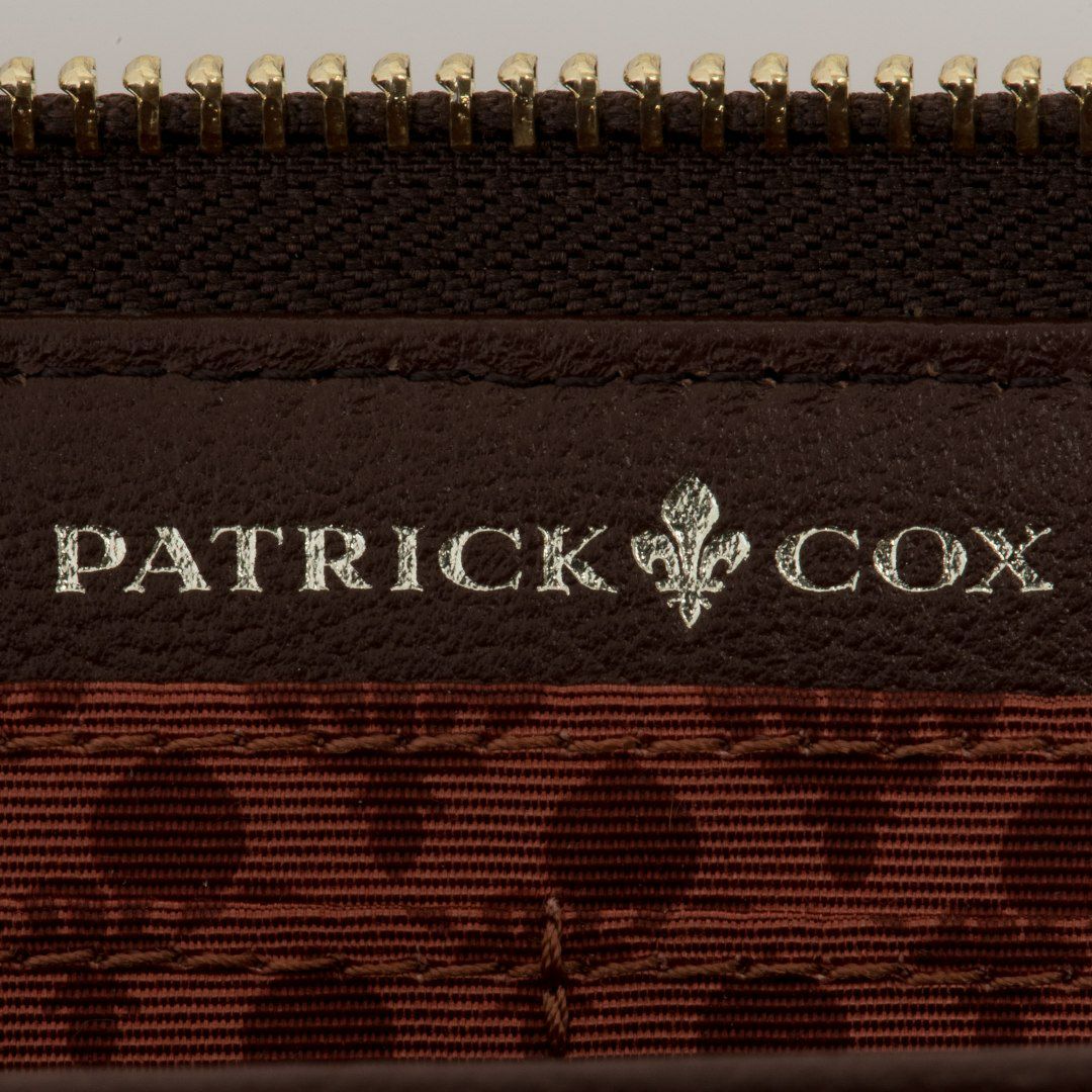 PATRICK COX カラーサンダル ラウンドファスナー長財布 オレンジ