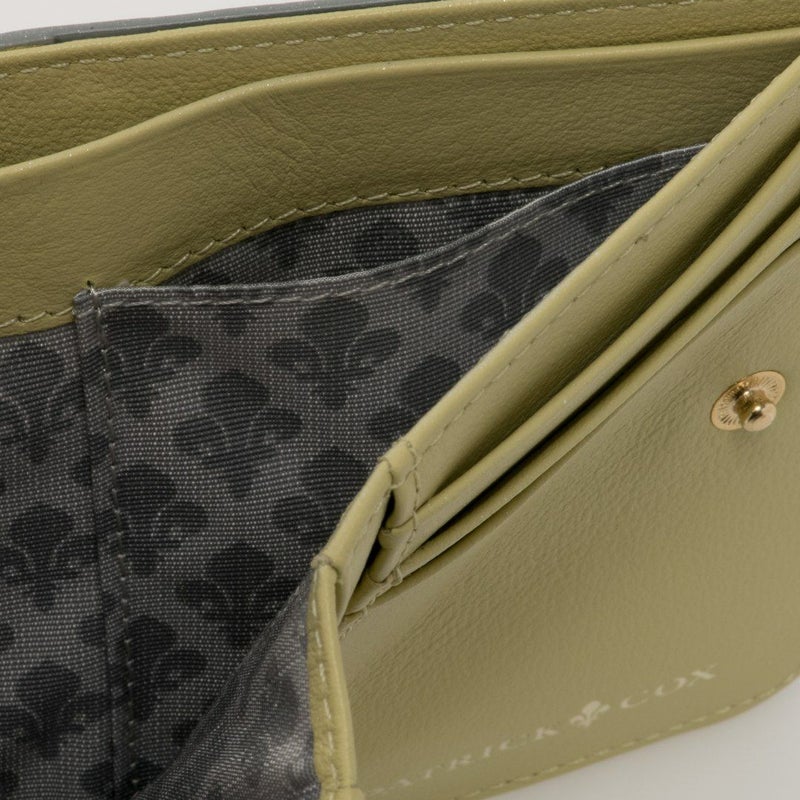 PATRICK COX カラーサンダル L字ファスナー折り財布 シルバー