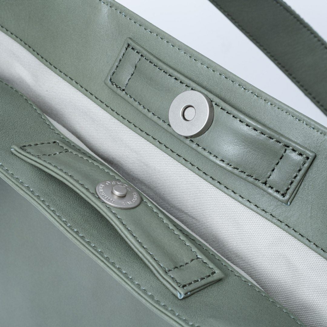 MARGARET HOWELL idea テュードル トート(S) ブルーグリーン